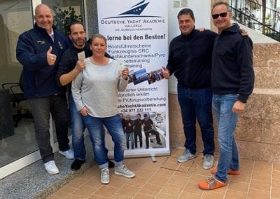 Bootsfahrschule Mallorca Absolventen Deutsche Yacht Akademie