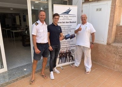 Bootsfahrschule Mallorca Absolvent Deutsche Yacht Akademie